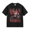 90s Dean Winchester Retro Graphic T Shirt Unisexs Classic Fashion Short Sleeve Tshirt High Quality Cotton Tops Tshirts Streetwear