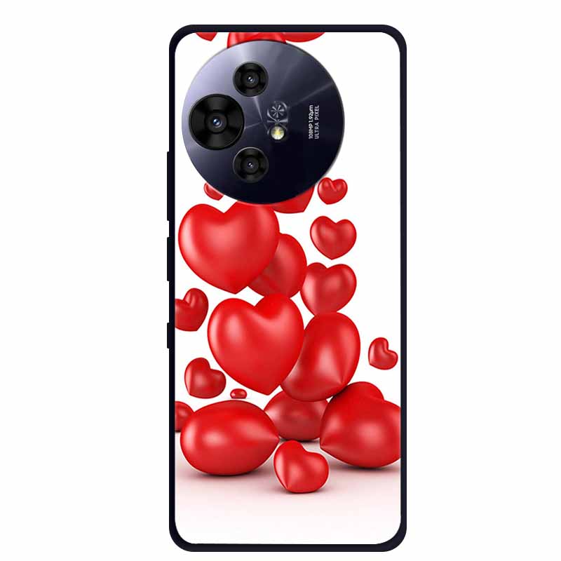 Pro pouzdro na telefon TCL 50 Pro NxtPaper Černé silikonové měkké TPU pouzdro Pro TCL 50 Pro NxtPaper 5G Zadní kryt Pouzdro 6.8" Coque Odolné proti nárazům