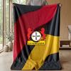 Bayer Leverkusen Football Print Flannel Blanket, Soft Warm Lightweight Throw Blanket for Sofa Bed Camping
