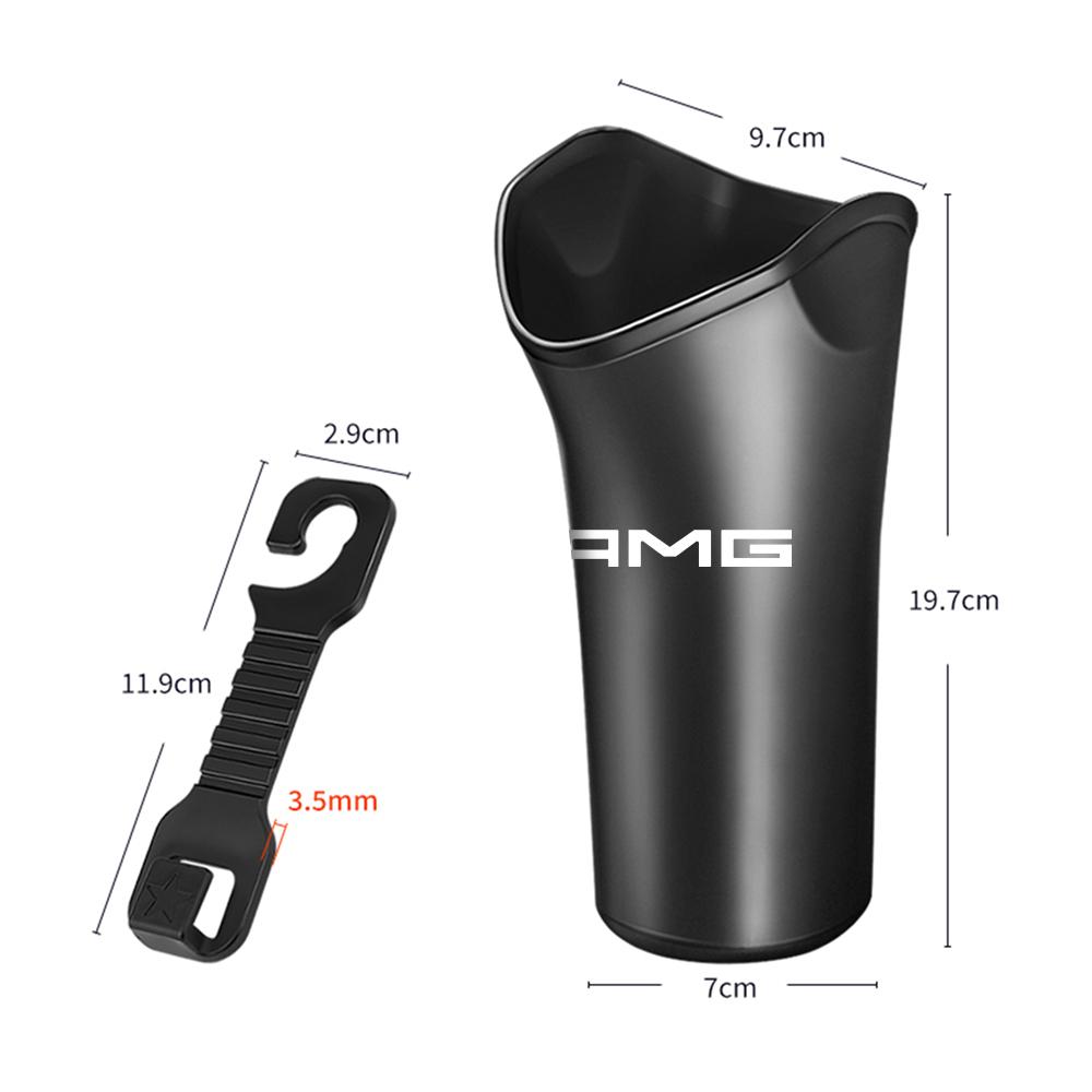 

1pc Car Styling Multi Functional Auto Umbrella Storage Bucket Water Bottle Holder For Mercedes Benz AMG W203 W204 W205 C260 C300