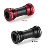 Lixada MTB Mountain Bike Bicycle Cycling Thread Type Bottom Bracket Aluminum Alloy 68mm/73mm BB Crank