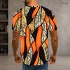 Men Plus Size Round Neck Short Sleeve T Shirt Classic Full Leopard Pattern Summer Hip Hop Casual Daily Tops