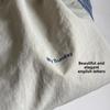 New Large Capacity Tote Bag Lightweight Drawstring Shoulder Bag Canvas Women Handbag