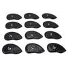 12Pcs Golf Club Cover PU Hook and Loop Fastener Smoother Touch Secure Fit Portable Golf Iron Cover f