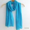 Scarlet Red Silk Scarf: Women's Lightweight Gauze Shawl for Spring/Summer Dancing, Beach or Sunscreen Use