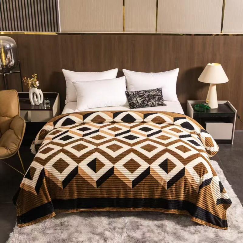 Flannel Blanket Soft Warm Throw Nap Air Conditioner Multi-use Gift