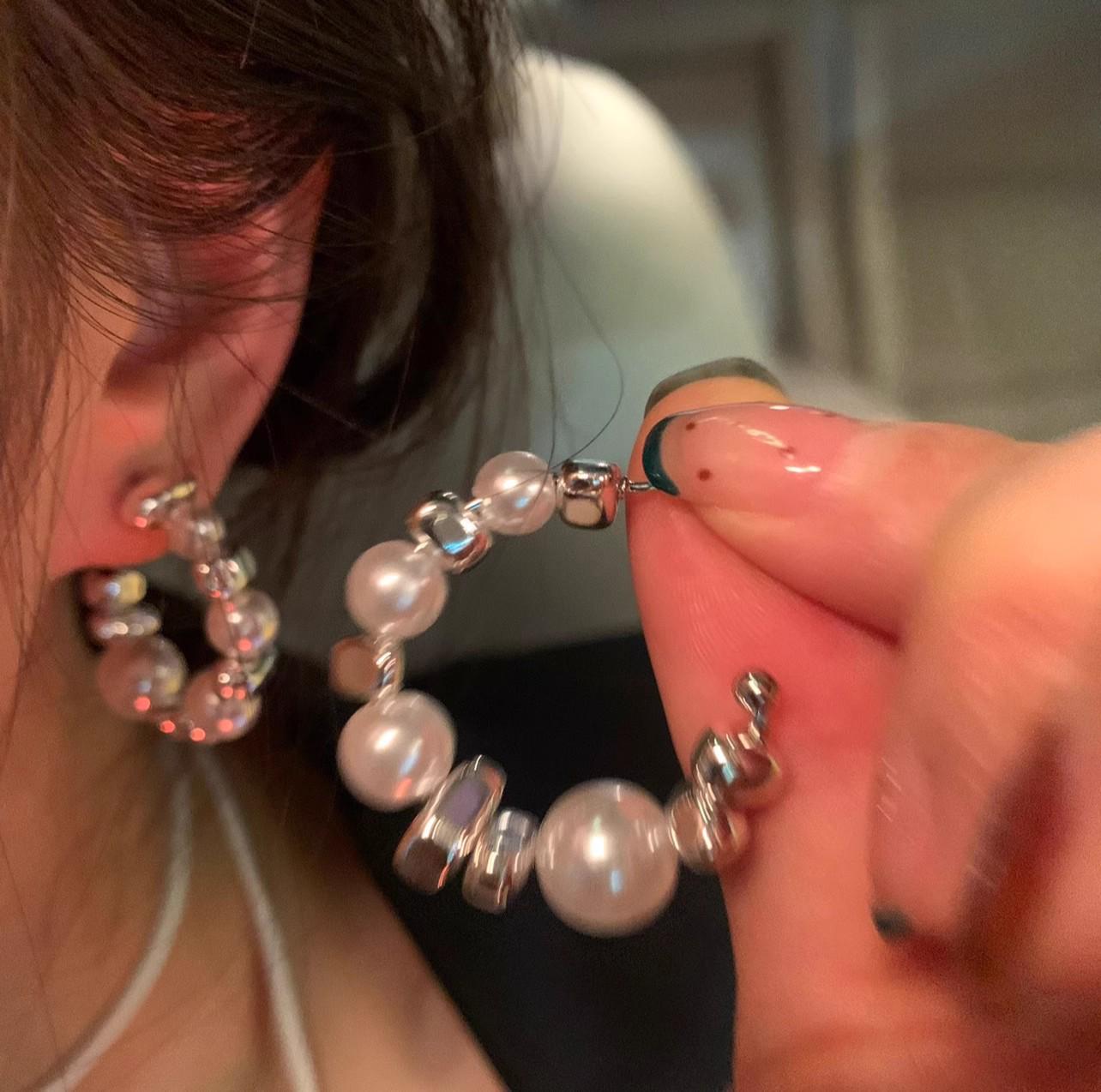 

Роскошные европейские и американские серьги-пусеты с бриллиантовой кисточкой для вечеров и вечеринок