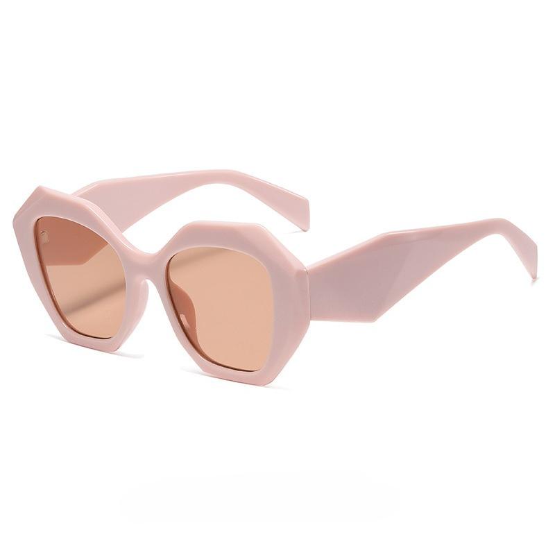 Big Frame Irregular Sunglasses Women Premium Designer Unique Polygon Sun Glasses For Men Stylish Big Frame Sunglass