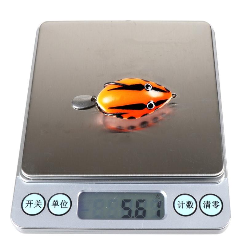 4CM Frogs Lures Soft Tube Baits Simulated Frogs Fishing Lures with Hook Soft Fishing Baits Outdoor Fishing Tackle