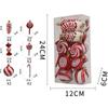15pcs Plastic Christmas Candy Ball Pendant Reusable Merry Christmas Decor  Wedding Party