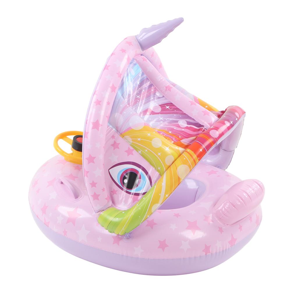 Aufblasbarer Babyschwimmring Cartoon-Form Doppelgriff Aufblasbarer Babyschwimmring für Kleinkinder Kinder