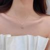 925 Sterling Silver Hetian Jade Coin Purse Necklace, Chinese Style Luxury Clavicle Chain for Women