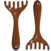 Six Claw Comb Scratching Head Point Scraping Meridian Comb Deer Antler Massage Comb Meridian Massage Comb Head Unclog Massager
