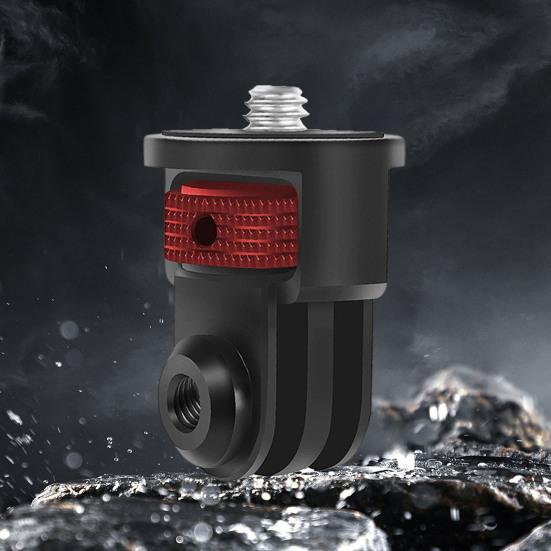 Camera Tripod Mount Conversion Adapter Simple Installation 360-Degree Adjustment Anti-slip Grip Pad Action Camera Stabilizer Bracket