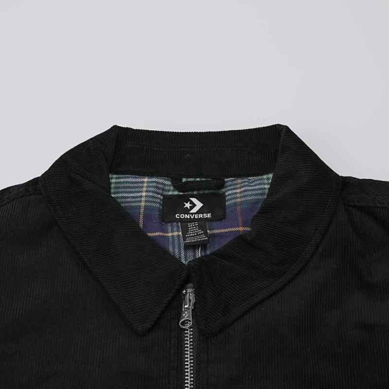New Converse Jackets Men's Black 10025260-A03