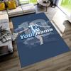 Messi Customize Text Floor Mat Design for Outdoor Dining Room Hallway Entryway Anti-slip Rug Decorate Offices Perfect Gift for Friends & Family