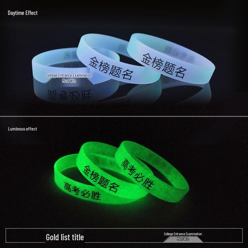 Exam Success Silicone Wristband: Middle/High School Motivation Gift