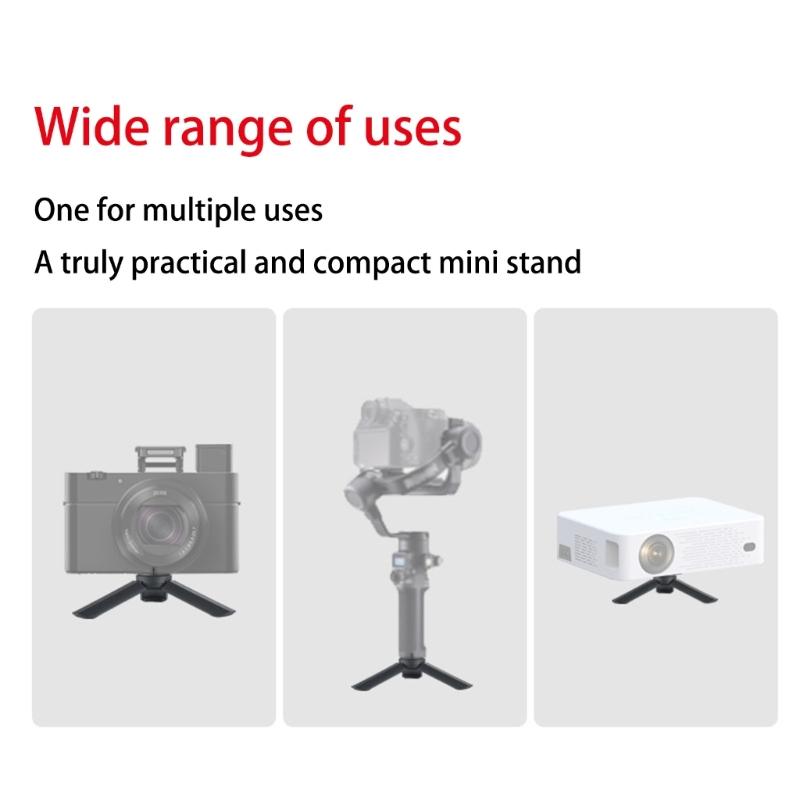 Phone Camera Mini Tripod With 1/4Inch Screw Adjustable Height for Travel and Daily Vlog