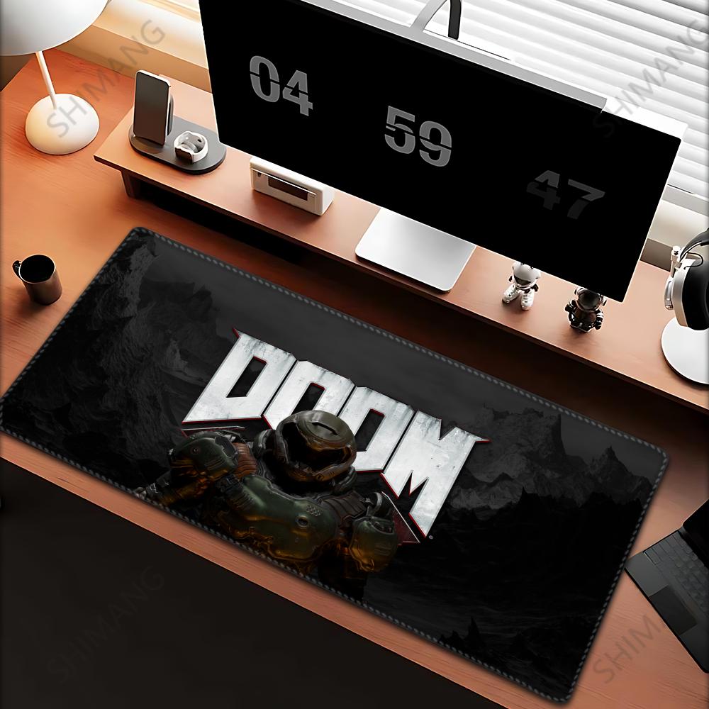 HD DDoom Mousepad Large Gaming Mouse Pad LockEdge Thickened Computer Keyboard Table Desk Mat