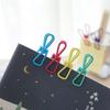 Chip Clips 10Pcs Utility Metal Clips PVC-Coated Cloth Pins Durable Clothespins Paper Clips Food Clips Bag Clips