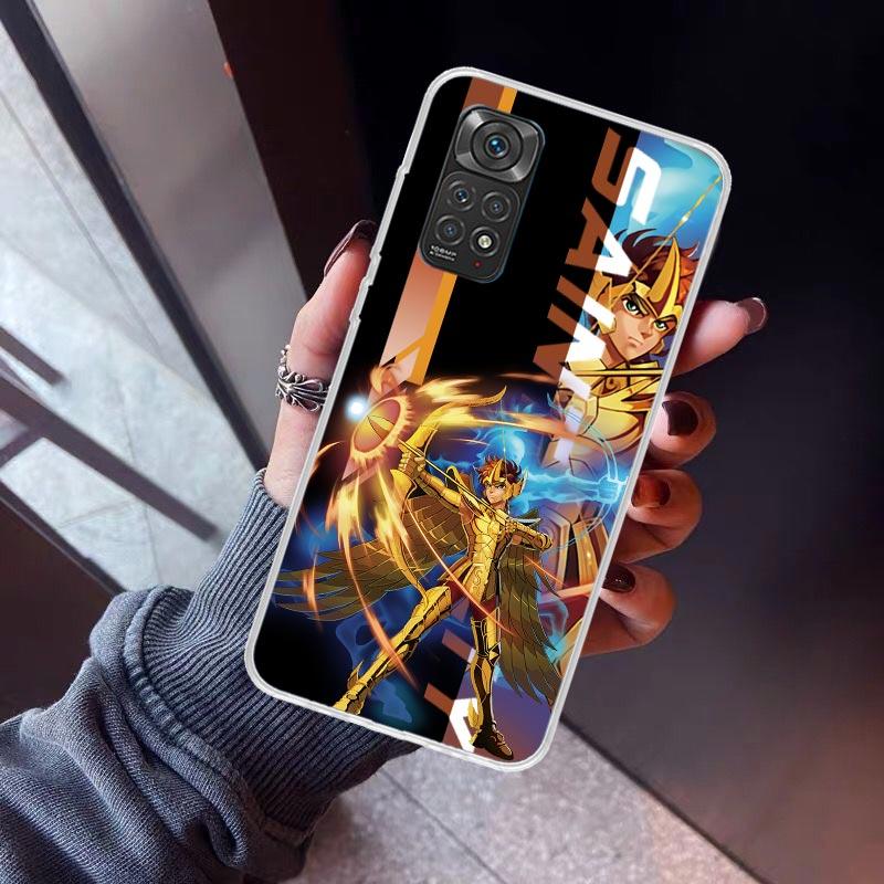 Anime Saint Seiya Phone Case for Xiaomi Redmi Note 15 14 14S 13 12 12S 11 Pro Plus 11E 11T 11S 10S 5G Soft Cover Fundas Redmi No