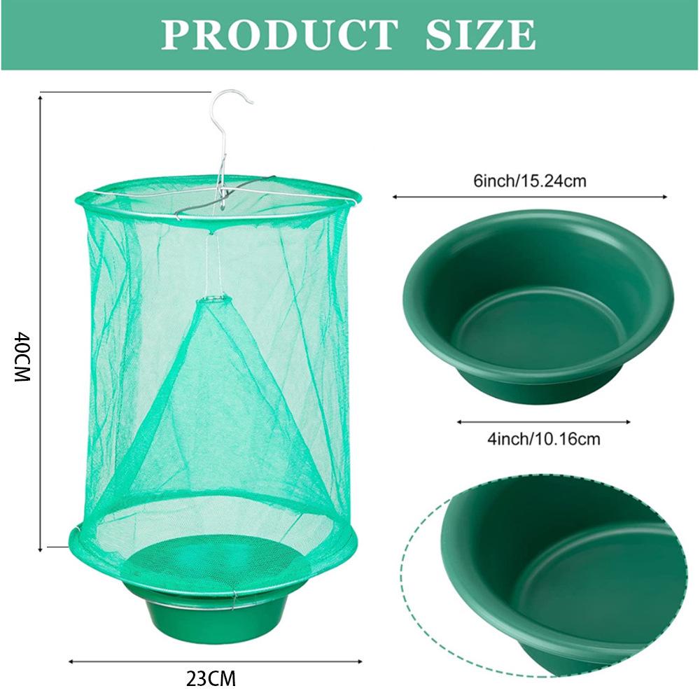 Umweltfreundlicher faltbarer hängender Fliegenfalle-Käfig