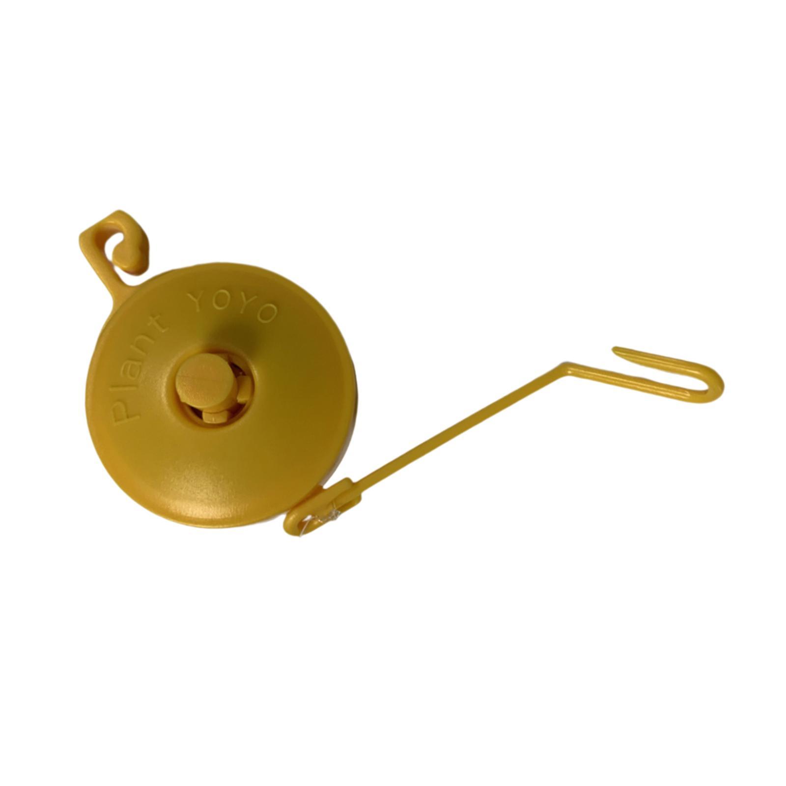 

Yoyo Plant Support Hook Retractable Garden Vine Support Grow Hook for Outdoor Indoor Vine Climbing Plants Garden жёлтый