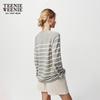 Teenie Weenie Women's Striped Bear Knit Sweater