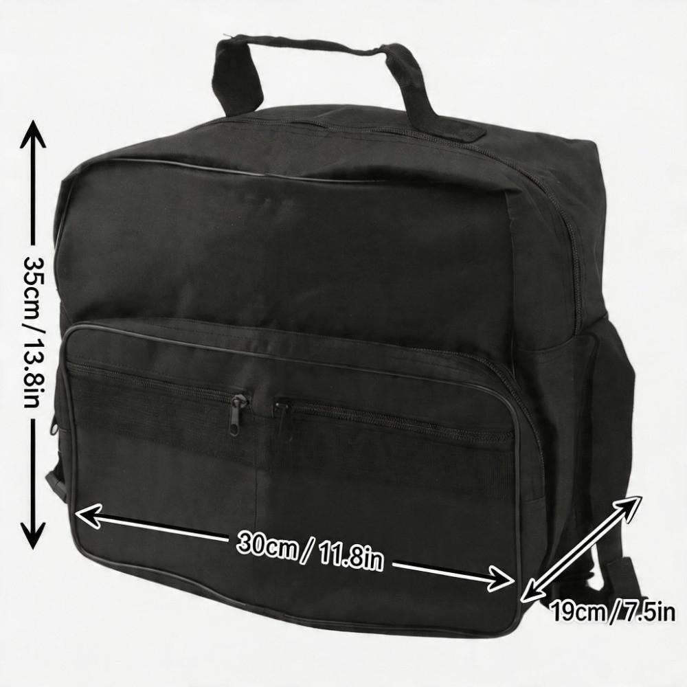 Large Capacity Wheelchair Bag Waterproof Durable Hanging Wheelchair Bag Easy Access Multi Layer Wheelchair Pouch Bag Outdoor
