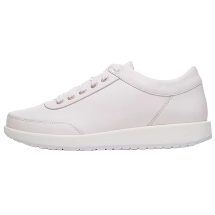 Birkenstock Honnef Leather Retro Lace-Up Low-Top Casual Shoes Unisex sneaker White 1029684