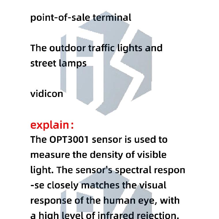 OPT3001 Human Eye Calibrated Light Sensor Module - I2C/IIC Single-Chip Embedded Detector