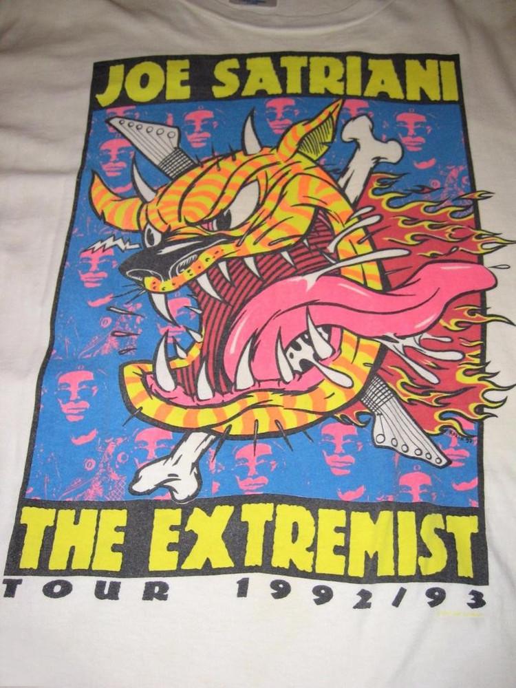 Joe Satriani The Extremist tour t shirt Short Sleeve All Size S-234XL Unisex T-Shirt