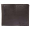 Wallet - EXCELLANC - Emil - Goat Leather - Brown - Compact Horizontal Format