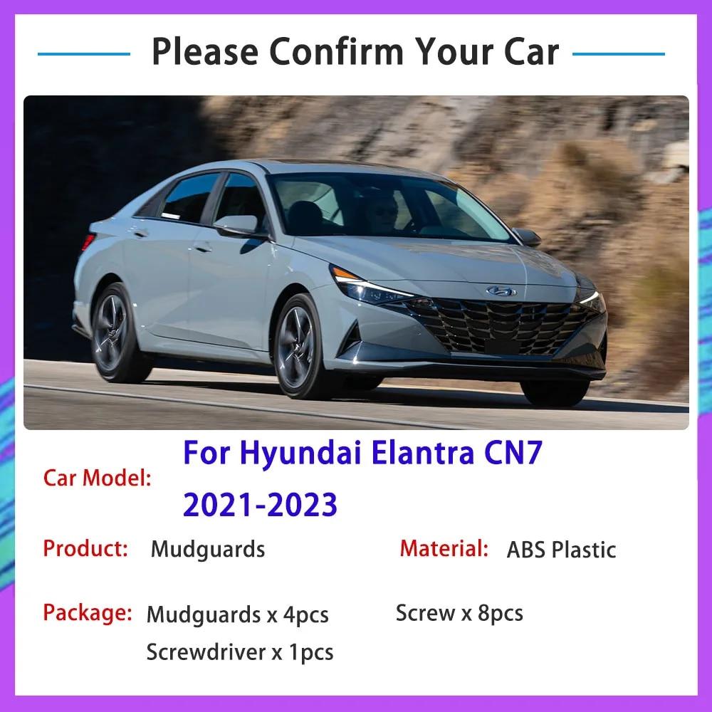 

Брызговики для Hyundai Elantra CN7 ~ 2023 Avante I30 Sedan, брызговики, брызговики, брызговики, автомобильные аксессуары