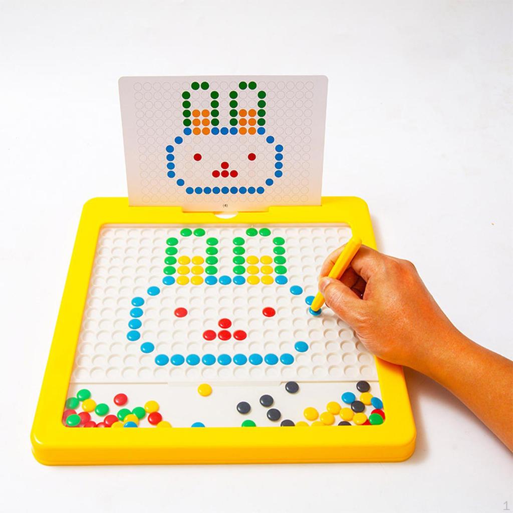 Magnetic Doodle Board Game Prizes Party Favors Drawing Pad for Kids Children 31.5cmx31.5cmx2.3cm