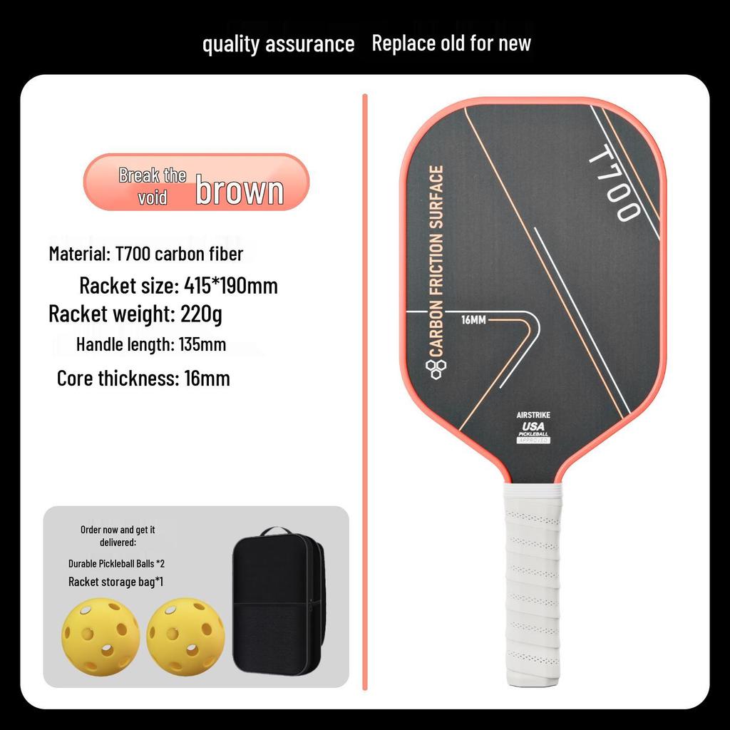 Carbon Fiber Pickleball Paddle Set for Adults & Children