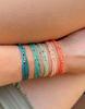 Vlen Wasserdicht Wachsschnur Geflochtenes Armband Mehrsträngig Verstellbares Handband Surf Strand Boho Schmuck für Damen Geschenk Umweltfreundlich