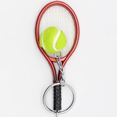 Creative Tennis Keychain Sports Equipment Sports Souvenir Pendant School Prize