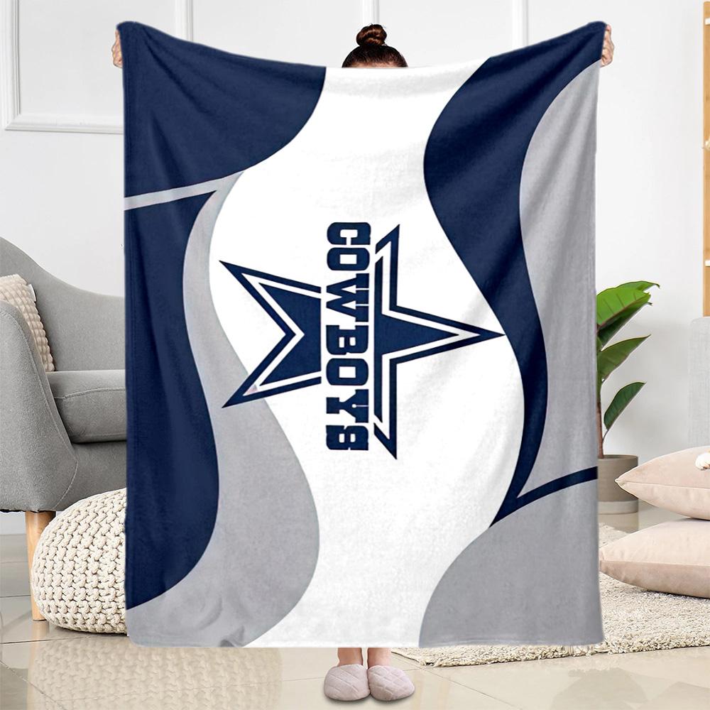Dallas Blanket Soft Warm Cozy Perfect for Bed Picnics Chair for All Occasions Playful Design Best Holiday Gift for Friends Family