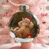 Festive Animal Ornaments Christmas Tree Decorations Clear Plastic Xmas Balls for Home Fun Party Decor
