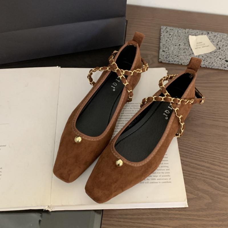 

Модный бренд Bailamos Женские балетки Модный бантик Круглый носок Неглубокие Слипоны Женские туфли-лодочки Мягкий плоский каблук Платье Балетки 39 коричневый