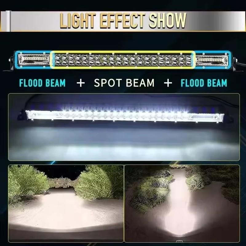 12D LED Light Bar 60W 120W 180W Work Light 12V 24V for Offroad Truck ATV Tractor 4X4 LED Bar 4WD Driving Lamp
