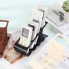 Desktop Storage Rack Remote Control Holder Multiple Compartments Space-Saving Stationery Mobile Phone Organizer