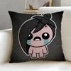 Trendy TThe Binding of Isaacable Cushion Cover Soft  EasyWash Pillow Case  Versatile for Couch Bed Travel and Office
