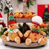 Hao Bei Gingerbread Man Christmas Hanging Ornament In Sitting Pose