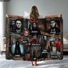 Horrorfilm-Serie Print Flanelldecke Hohe Qualität Warm Bequem Decke für Alle Jahreszeiten Perfekt für Geschenke Heimdekoration
