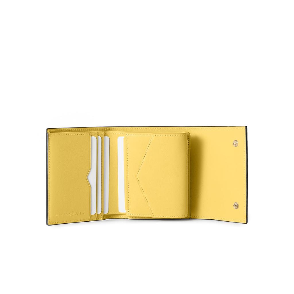 Flap Small Wallet Bottarato Leather X Wallet Finest Leather Minimalist Genuine Leather Present New Life Enrollment Celebration [BONAVENTURA] (Shrink