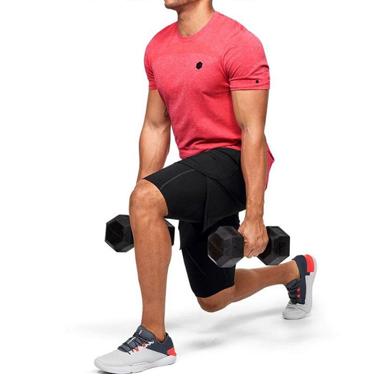 Under Armour Pantaloncini Fitness Allenamento Uomo Pantaloncini Nero 1351455-001