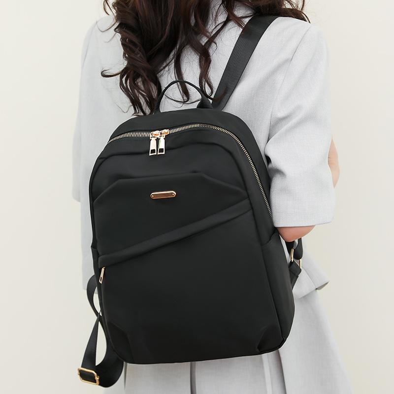 Lightweight Oxford Cloth Backpack Women's New Fashionable Versatile Large-capacity Travel Women's Bag 14-inch Computer Backpack