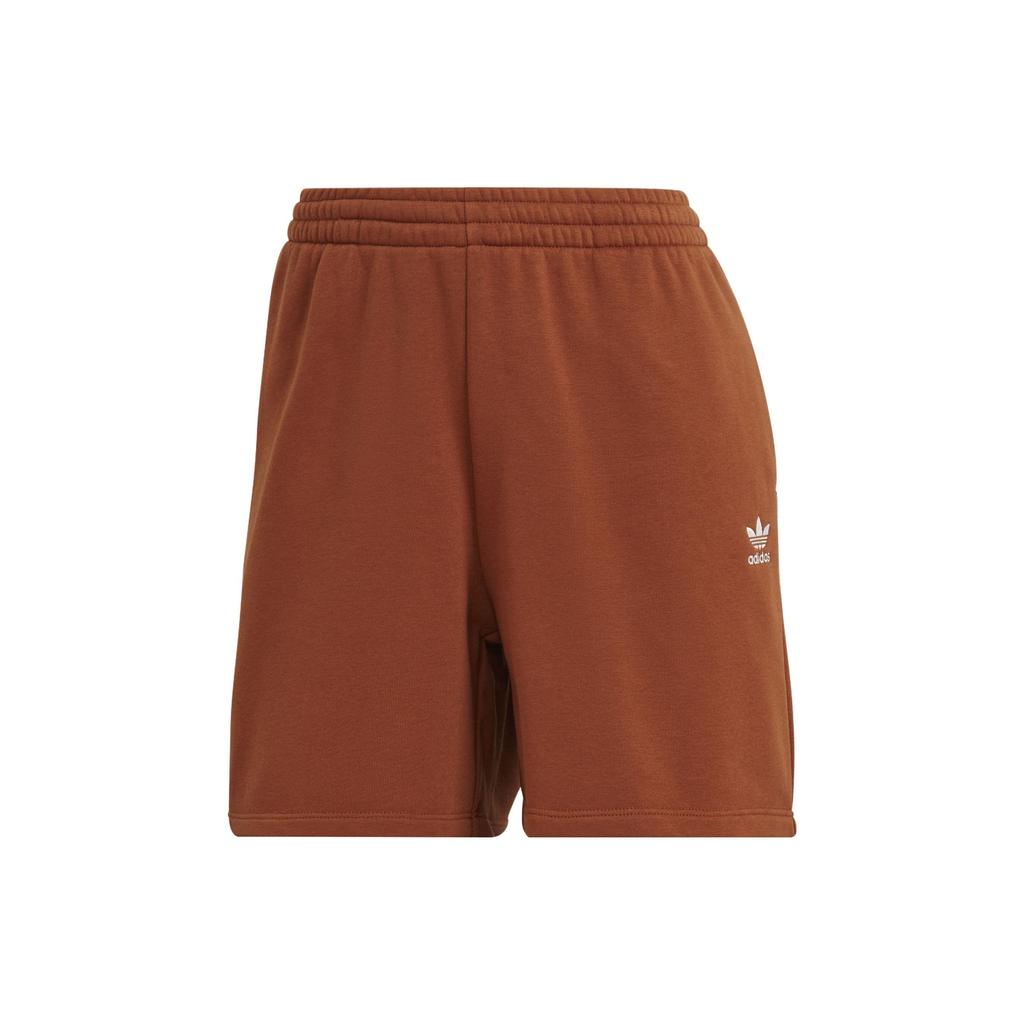 Adidas Originals Solid Color Sports Shorts Women shorts Brown IL9619